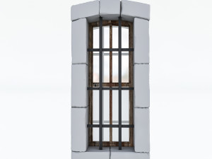 old stone window 3D Model