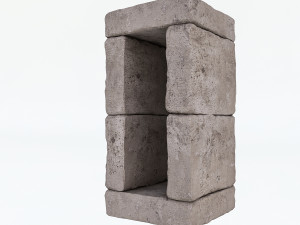 old stone window 02 3D मॉडल