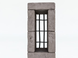 old stone window 02 3D मॉडल