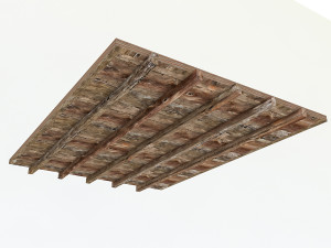 old wooden ceiling 3D Model