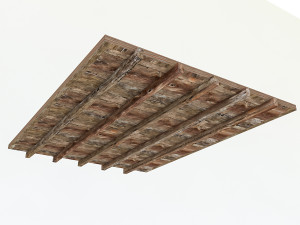old wooden ceiling 3D 모델