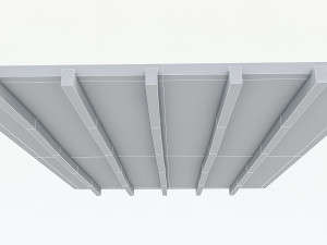 old wooden ceiling 3D 모델