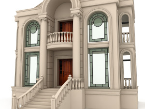 classical building 03 3D 模型