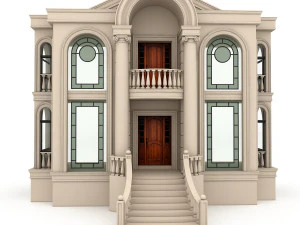 classical building 03 3D Model