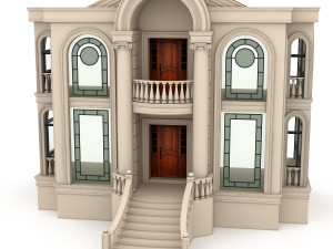 classical building 03 3D 模型