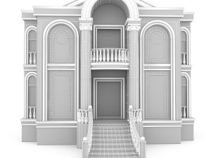 classical building 03 3D 模型