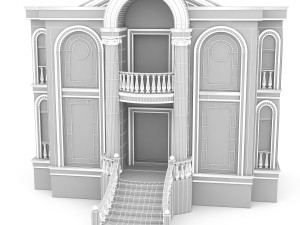 classical building 03 3D 模型