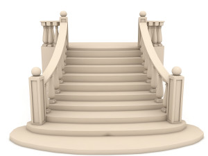 classical stairs Modèle 3D