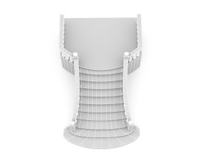 classical stairs Modèle 3D