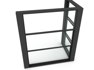 guillotine glazing Model 3D