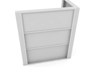 guillotine glazing 3D Model