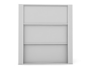 guillotine glazing Model 3D