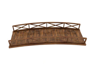 wooden bridge 3D Model