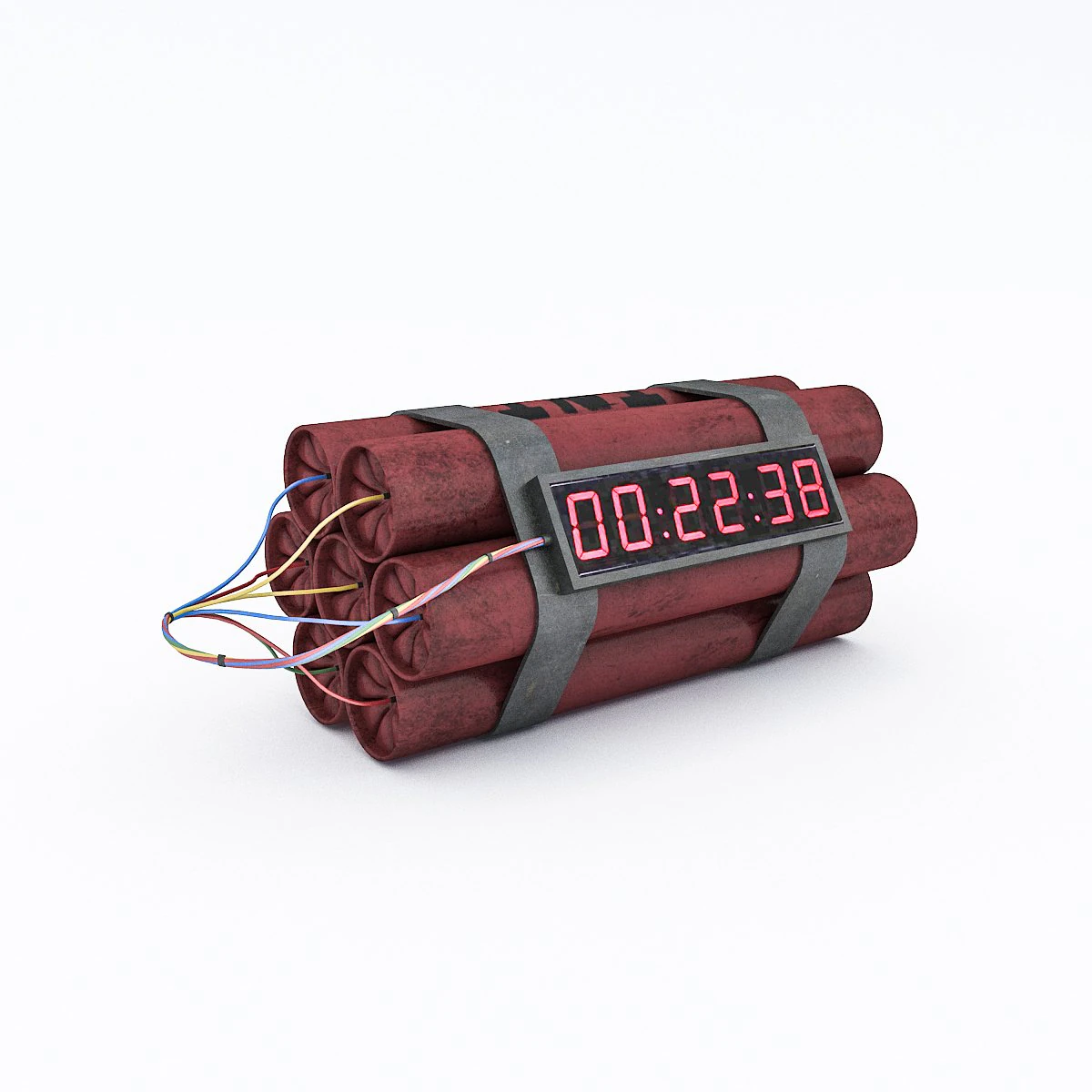 3d dynamite 3D Model .c4d .max .obj .3ds .fbx .stl .blend 