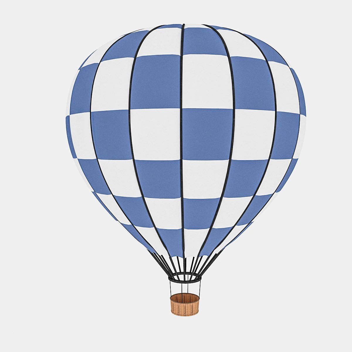 3d balloon model 01 3D Model .c4d .max .obj .3ds .fbx .stl .blend 