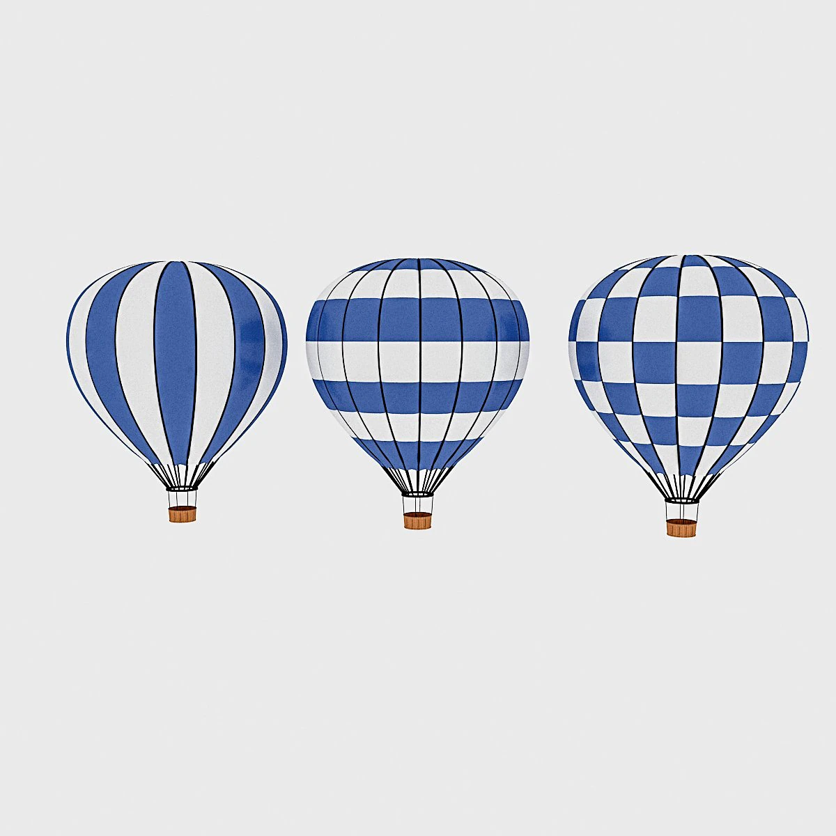 3d balloon model 04 3D Model .c4d .max .obj .3ds .fbx .stl .blend 