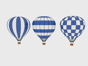 modelo de bal&atilde;o 3d 04 Modelo 3D