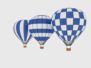 3d balloon model 04 3D Model