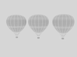 3d balloon model 04 Modello 3D
