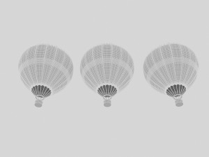3d balloon model 04 Modello 3D
