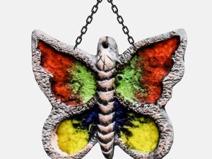 butterfly painting 02 3D Model