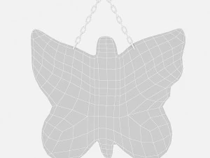 butterfly painting 02 3D Model