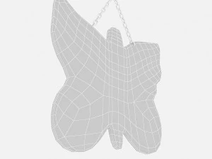 butterfly painting 02 3D Model