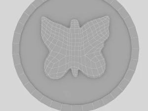 butterfly table 03 3D Model