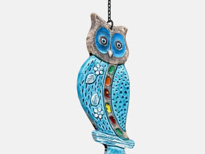 owl relief table Modello 3D