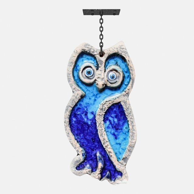 owl relief table 02 3D Model .c4d .max .obj .3ds .fbx .stl .blend 
