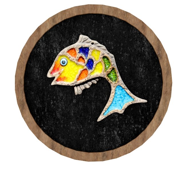 fish relief table 02 3D-Modell .c4d .max .obj .3ds .fbx .stl .blend 