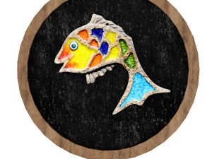 मछली राहत तालिका 02 3D मॉडल