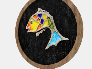 fish relief table 02 3D-Modell