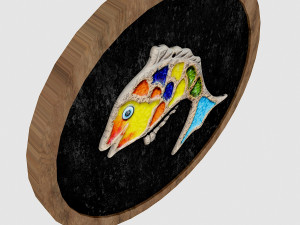 fish relief table 02 3D-Modell