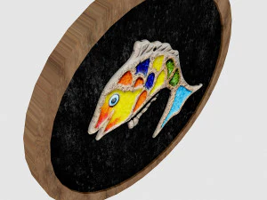 fish relief table 02 3D Model