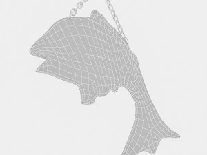 fishing sign 03 3D Model