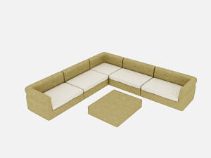 garden armchair Modèle 3D
