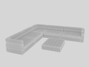 garden armchair 3D Model