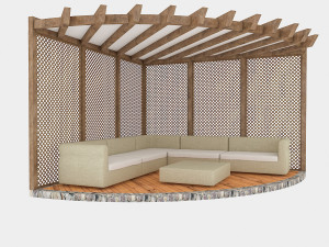 garden camellia 01 3D Model
