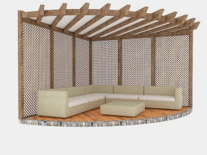 정원 동백 01 3D 모델