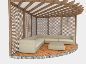 garden camellia 01 3D Model
