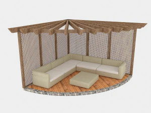 garden camellia 02 3D Model