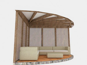 camelia da giardino 03 Modello 3D