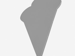 ice cream signboard Model 3D