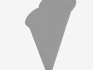 ice cream signboard 3D Model