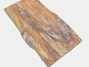 natural wood table model 03 3D Model