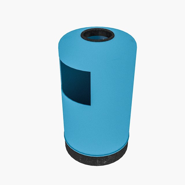 modern trash can model Modelo 3D .c4d .max .obj .3ds .fbx .stl .blend 