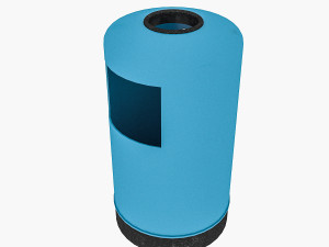 modern trash can model 3D Model
