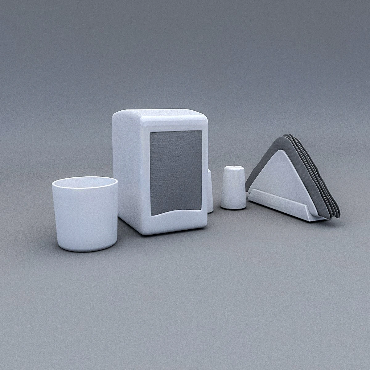 3d restaurant desktop 3D Model .c4d .max .obj .3ds .fbx .stl .blend 