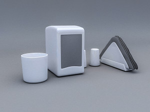 3d restaurant desktop 3D मॉडल
